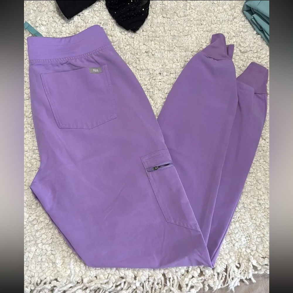 Figs purple joggers